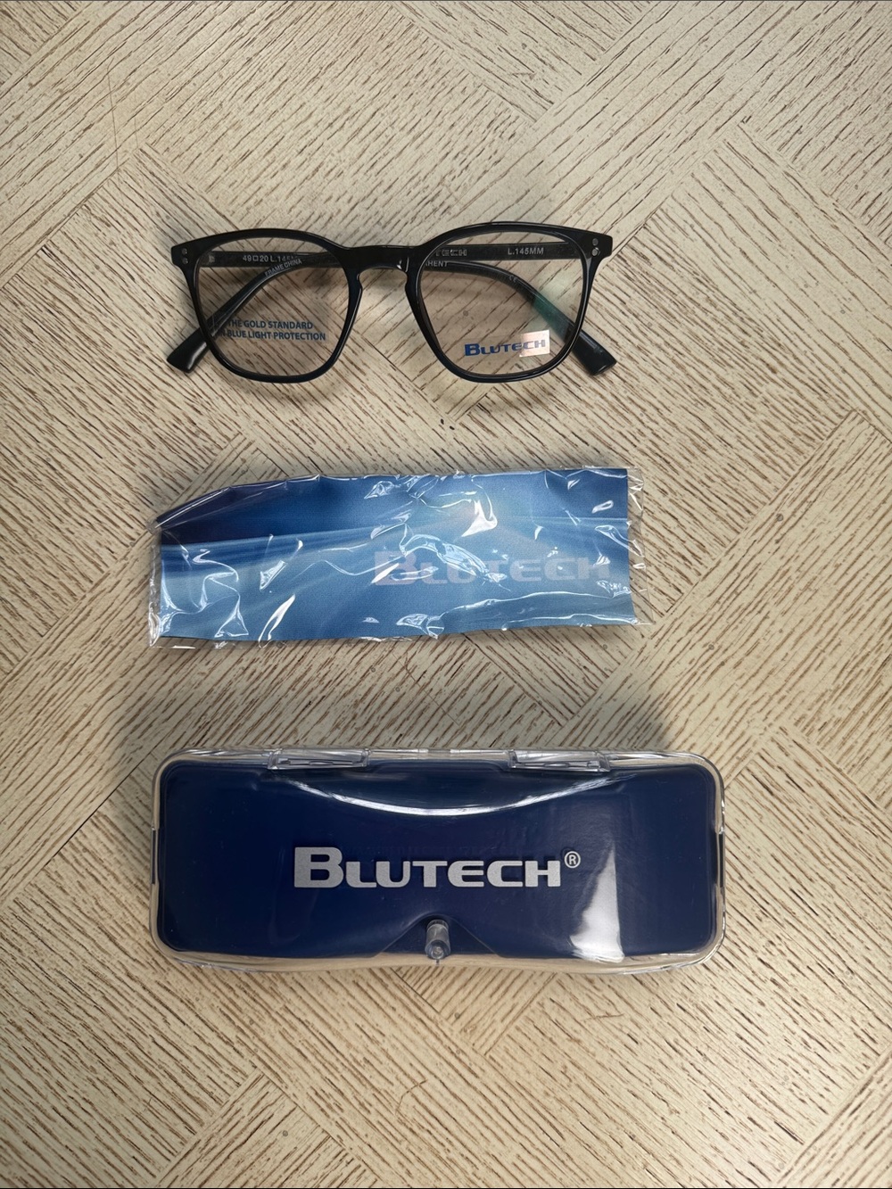 Bluetech Blue-Light Blocking Glasses with Protective Case